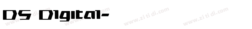 DS Dlgital字体转换
